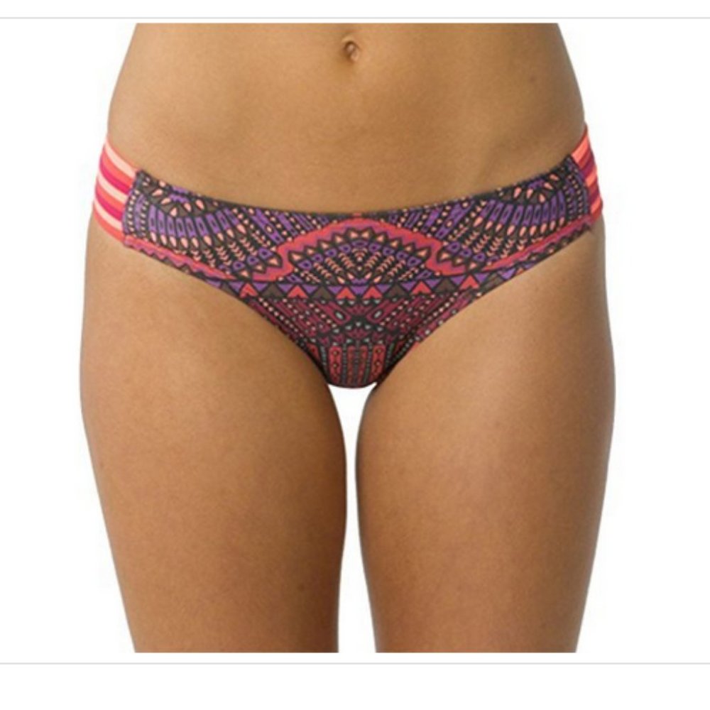 prAna Sayha Swim Bottom in Sprinkle Tiki, Size M